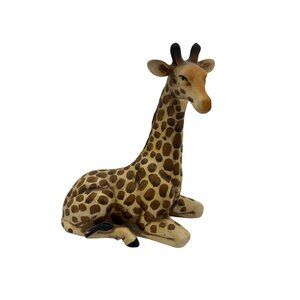 Vintage UCCI Japan Ceramic Giraffe Figurine 5" Hand-Painted Animal Collectible
